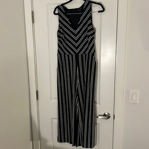 Banana Republic Striped Crop Jumpsuit